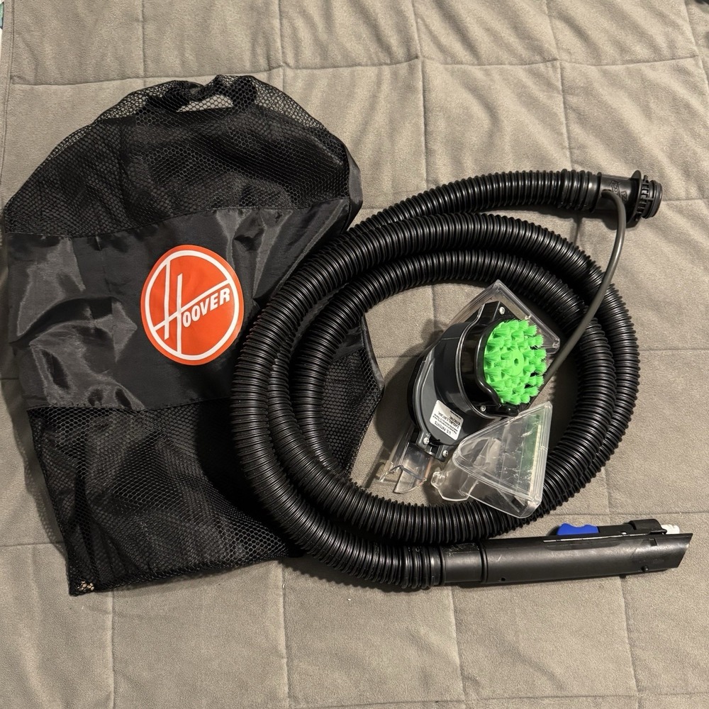 Hoover Spin Scrub 50 Carpet Shampooer Accessories Hose w/ Attachments & Mesh Bag